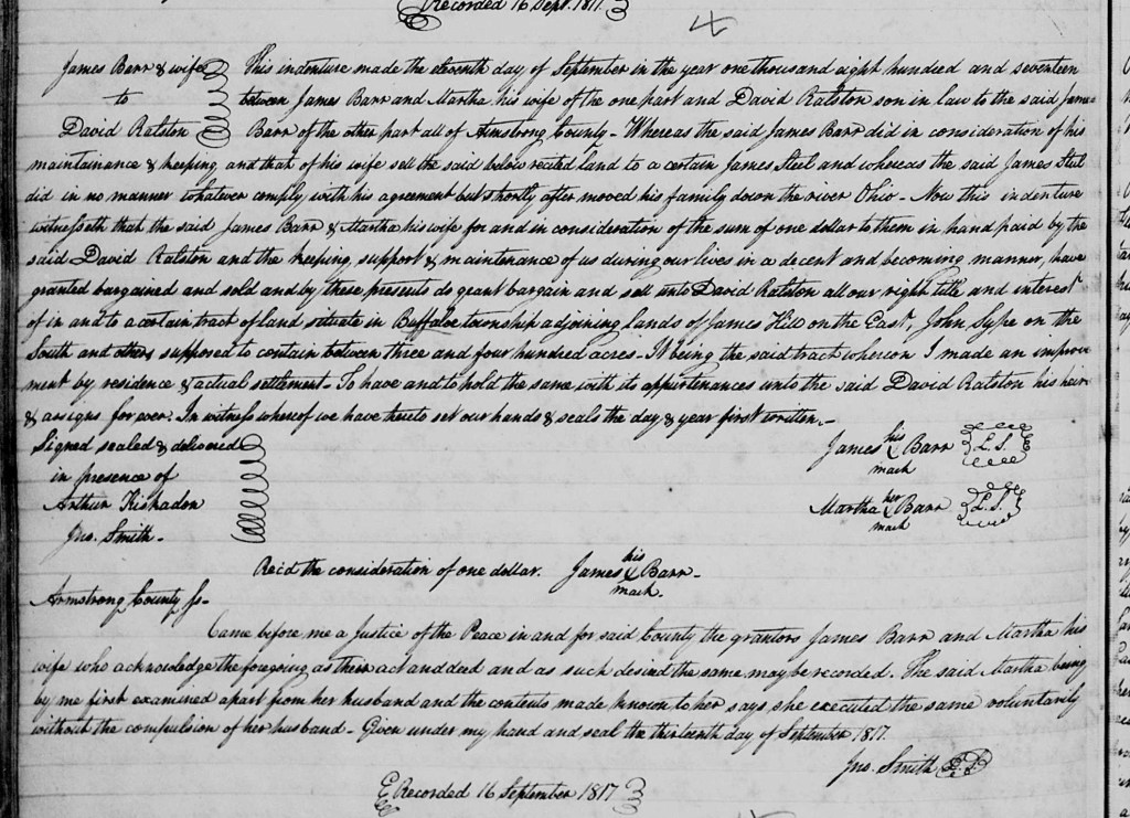 James Barr Deeds Heartland Genealogy